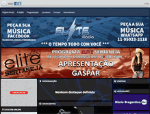 Tablet Screenshot of elitewebradio.com